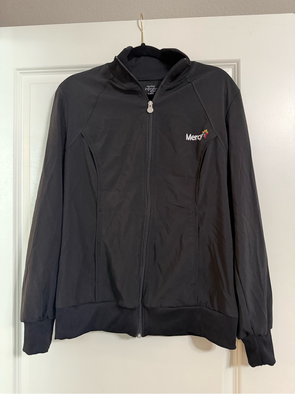Mercy Black Full-Zip Jacket